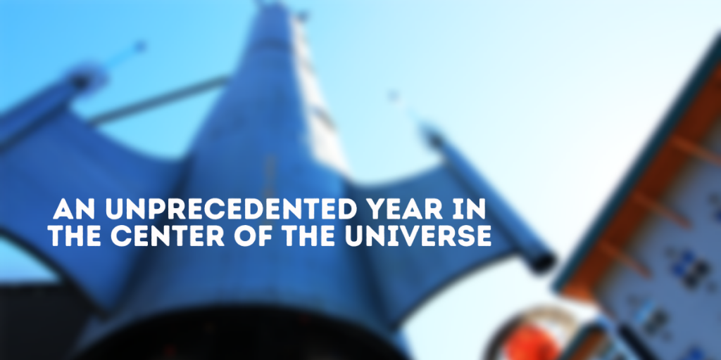 banner for a Fremont Chamber article called An Unprecedented Year in The Center of the Universe