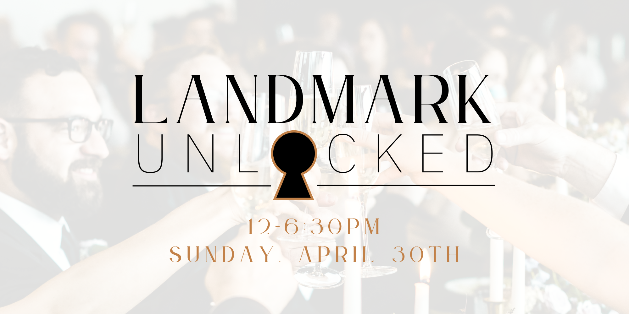 Lankdmark Unlocked 2023 event banner banner
